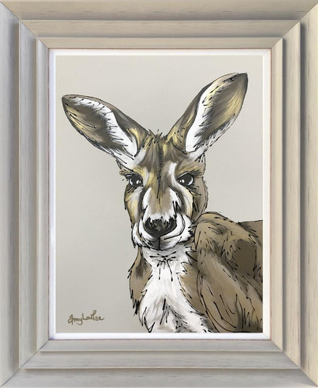leap of faith framed original by artist amy louise