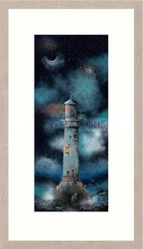 lighting the way framed print by artist gary walton