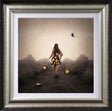 losing track of time framed print by artist michelle mackie
