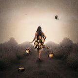 losing track of time print by artist michelle mackie