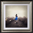 music in her soul framed print by artist michelle mackie