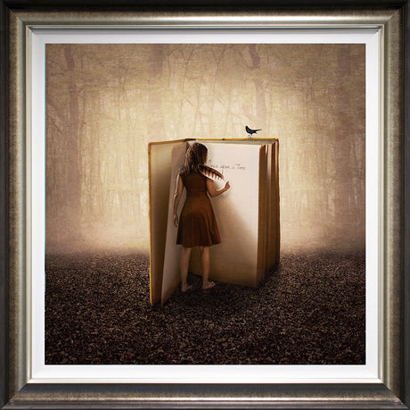 once upon a time deluxe framed print by artist michelle mackie