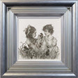 peter and wendy in neverland framed in silver by kerry darlington