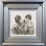 peter and wendy in neverland framed in silver by kerry darlington
