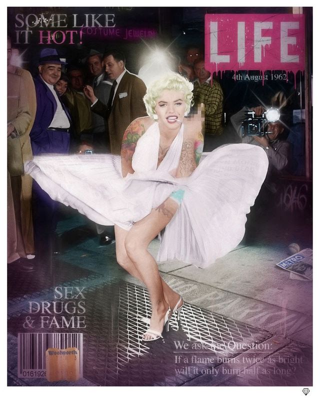 some like it hot colour print by artist jj adams