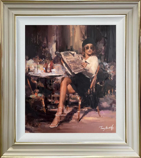 the light of day hand embellished giclee print framed by artist tony hinchliffe