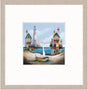 the blue lagoon framed print by artist gary walton