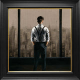 the summit framed canvas print by artist richard blunt