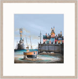 time and tide framed print by artist gary walton