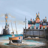 time and tide mounted print by artist gary walton