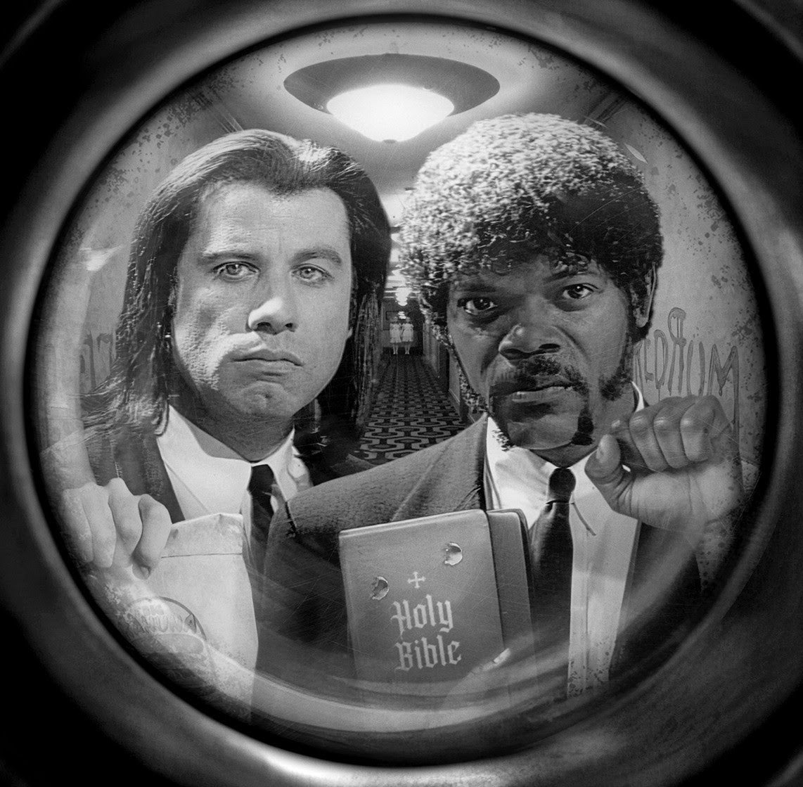 The Path of the Righteous Man (B/W)