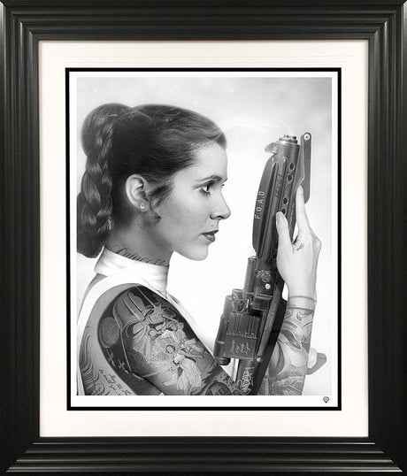 your worshipfulness black framed print by artist JJ Adams